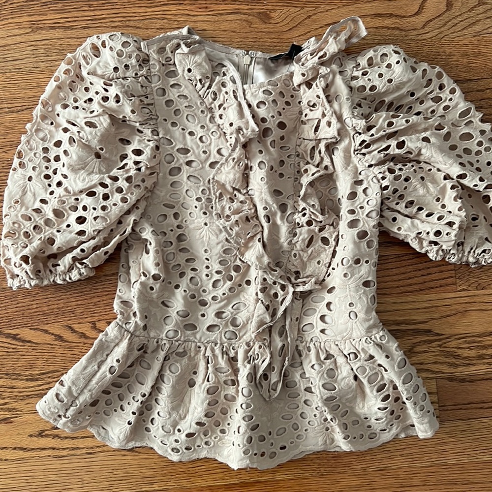 Express peplum top, brand new